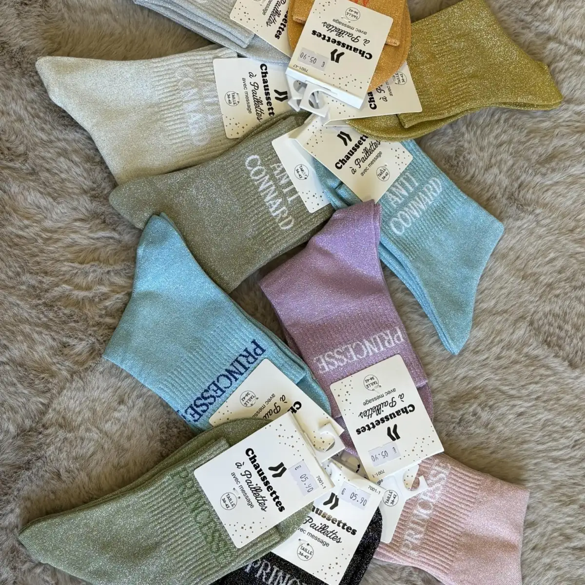 Chaussettes pailletées
